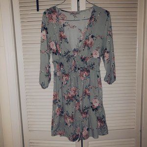 Absolutely Famous Long Floral Blouse